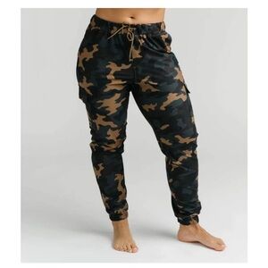 Zyia Camo Cargo Jogger Pants